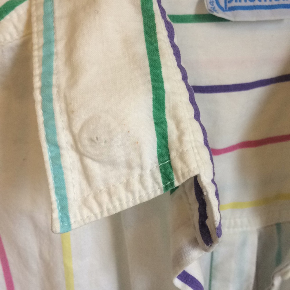 Candy Striped Button Down - image 6